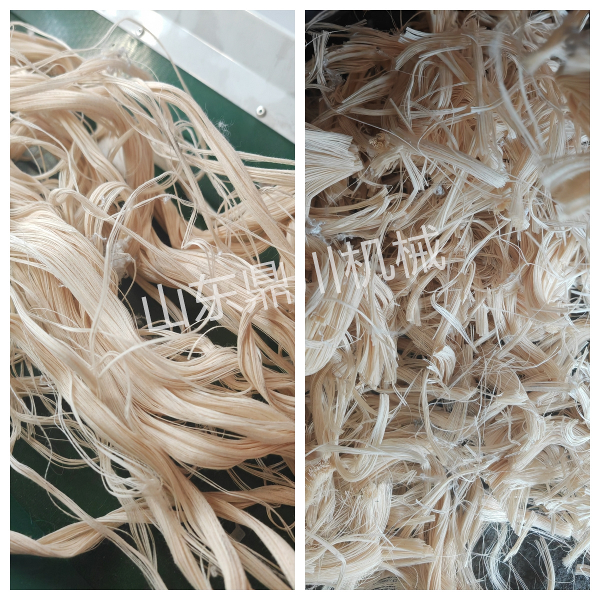 植物纤维丝短切效果